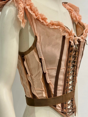 S/S2005 Jean Paul Gaultier runway ruffled corset