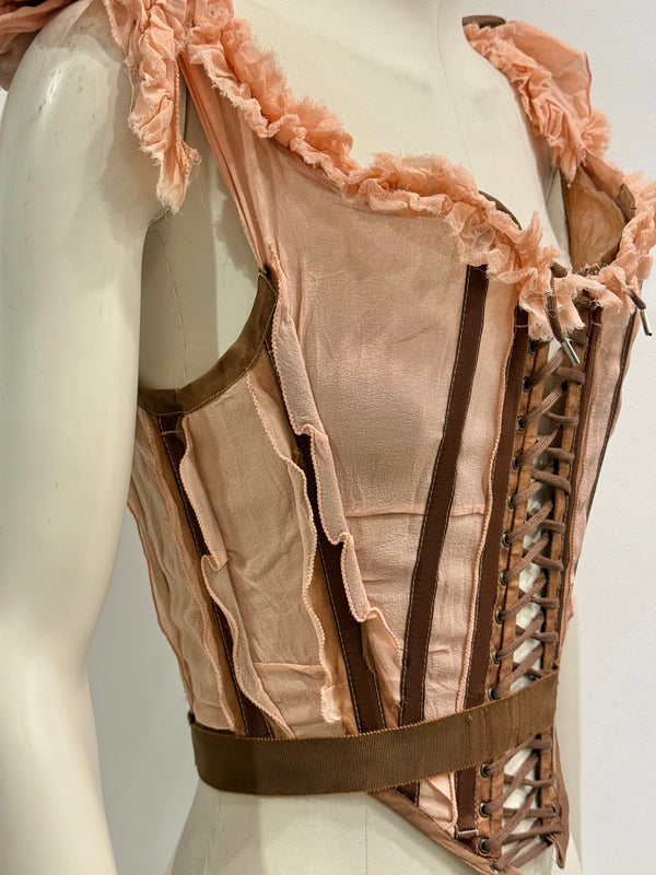 S/S2005 Jean Paul Gaultier runway ruffled corset