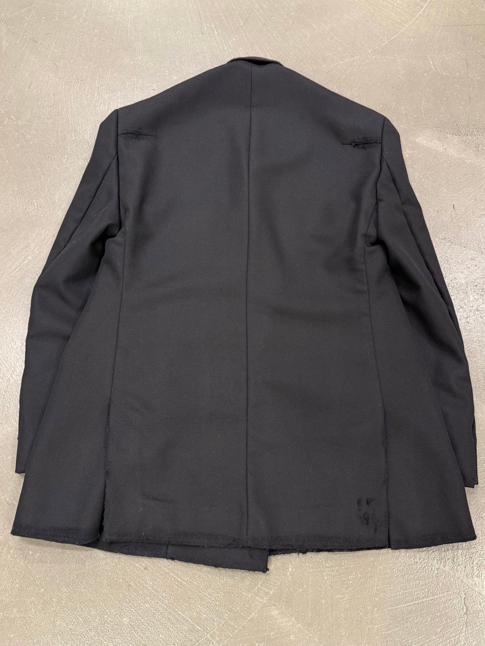 2022 Balenciaga distressed double-breasted blazer