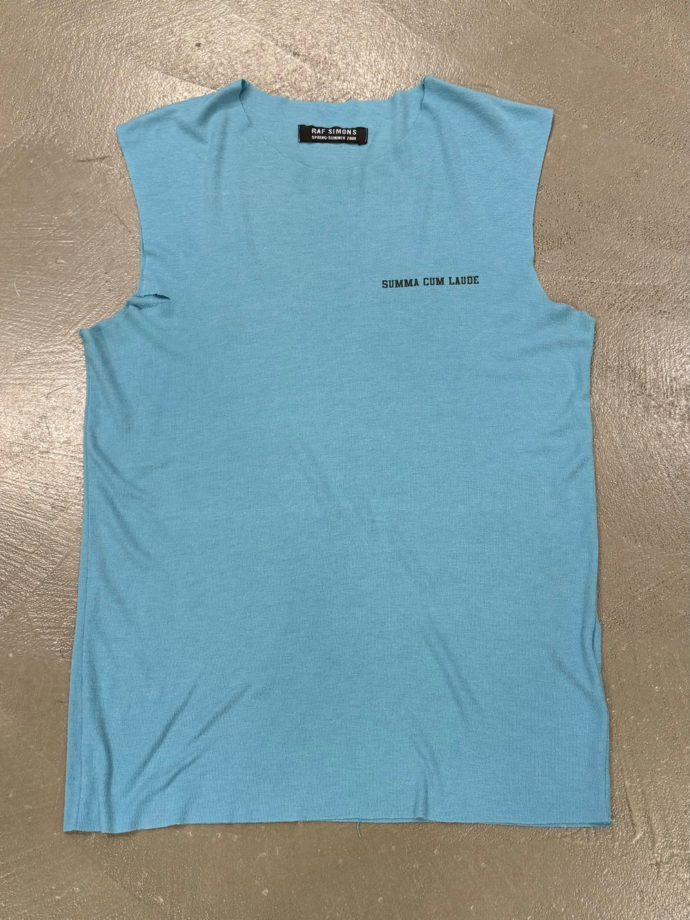 S/S 2000 Raf Simons Summa Cum Laude tank