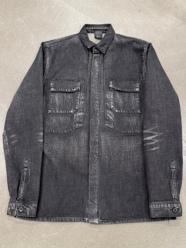 2002 Dior by Hedi Slimane clawmark denim jacket