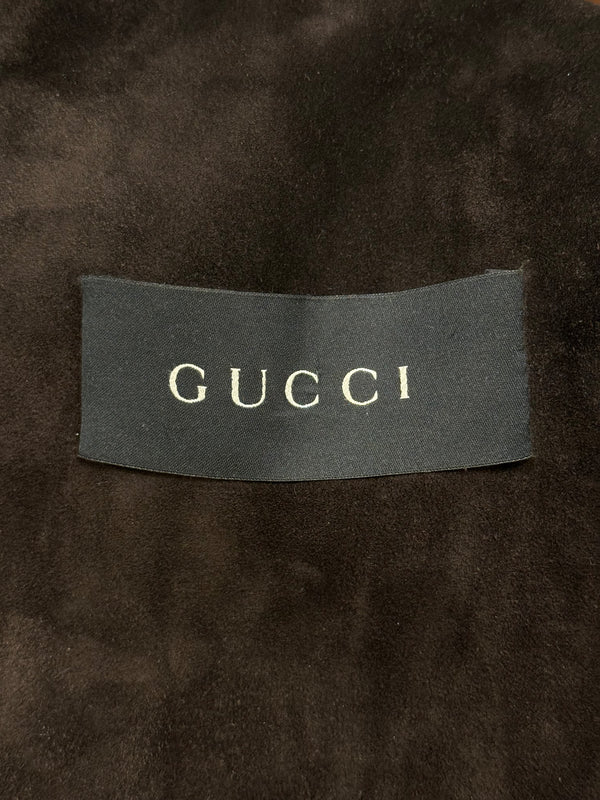 2000s Gucci by Tom Ford suede leather jacket