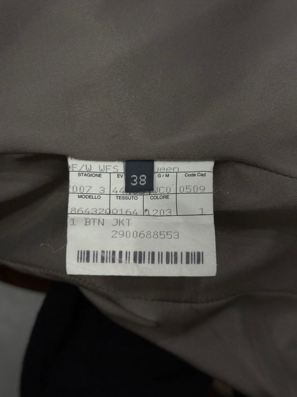 2007 Alexander McQueen structured wool blazer