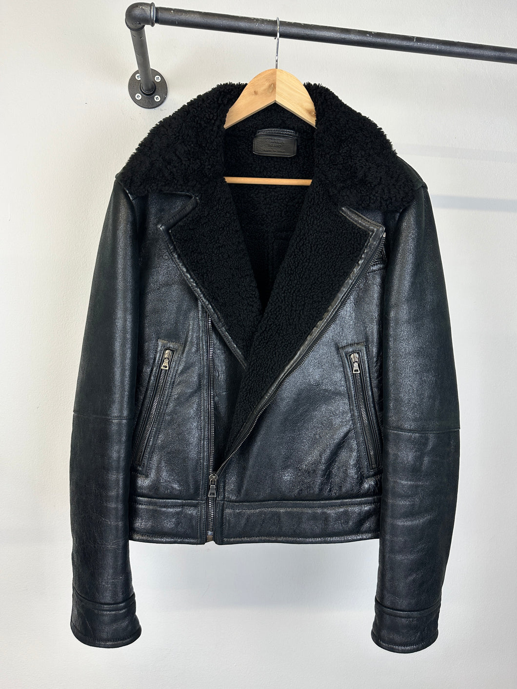 AW2007 Prada shearling leather jacket