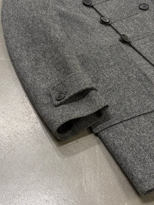 A/W2007 Dior Homme by Hedi Slimane military hooded wool coat