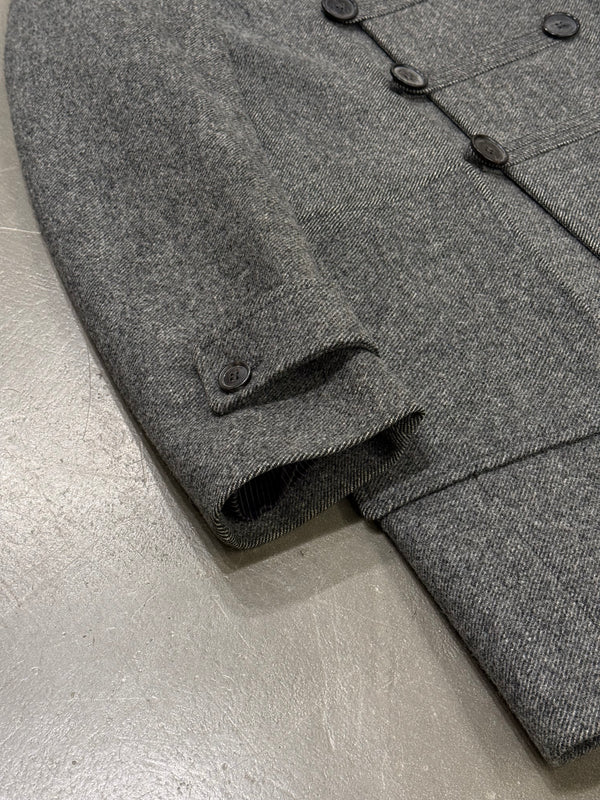 A/W2007 Dior Homme by Hedi Slimane military hooded wool coat