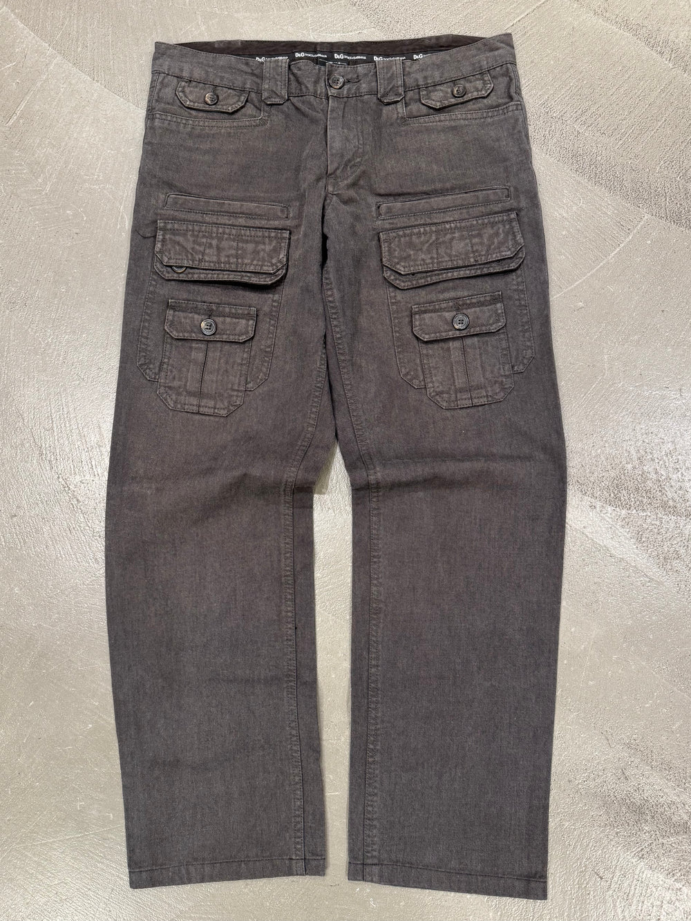 2000s Dolce & Gabbana multi pocket cargo pants