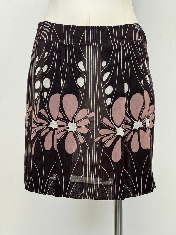 S/S2003 Miu Miu floral print skirt