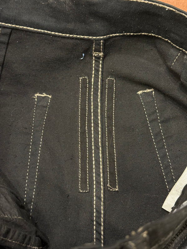 2022 Rick Owens coated “bolans bootcut” pants