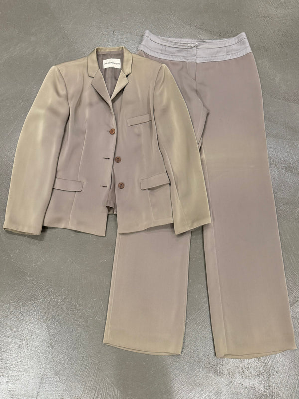 1999s Emporio Armani silk suit set
