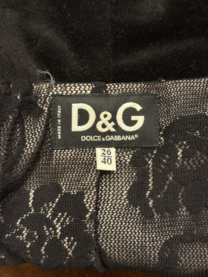 2000s Dolce & Gabbana faded denim jacket