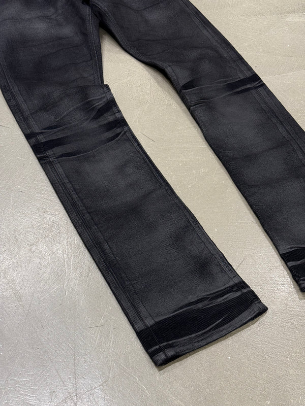 A/W2003 Dior by Hedi Slimane corduroy waxed jeans