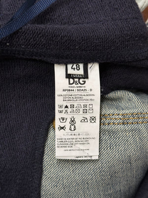 2000s Dolce & Gabbana hybrid denim sweatpants