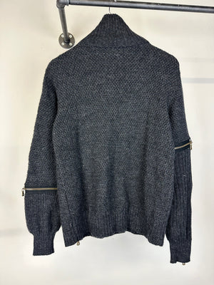 AW2003 Dolce & Gabbana full zipper modular sweater