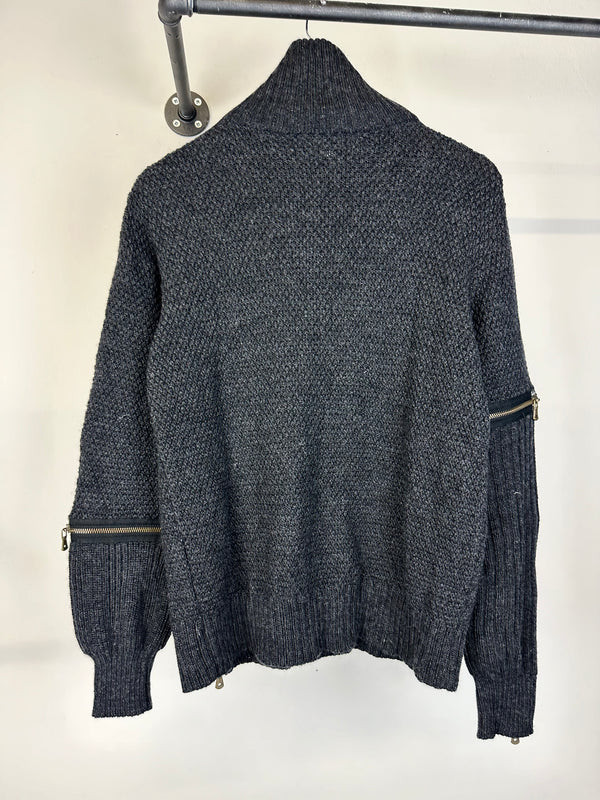 AW2003 Dolce & Gabbana full zipper modular sweater