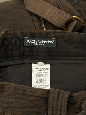 A/W2023 Dolce & Gabbana bondage paracadute cargo pants