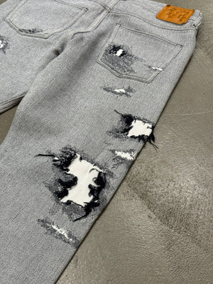 2000s Issey Miyake A-POC distressed pants