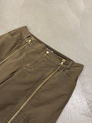 2003 Dolce & Gabbana multi pocket full zip utility cargo pants