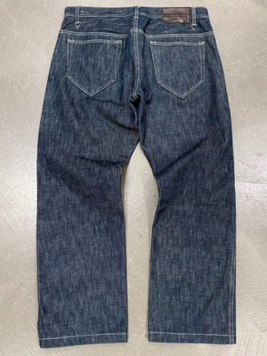 2000s Yohji Yamamoto raw wide leg jeans