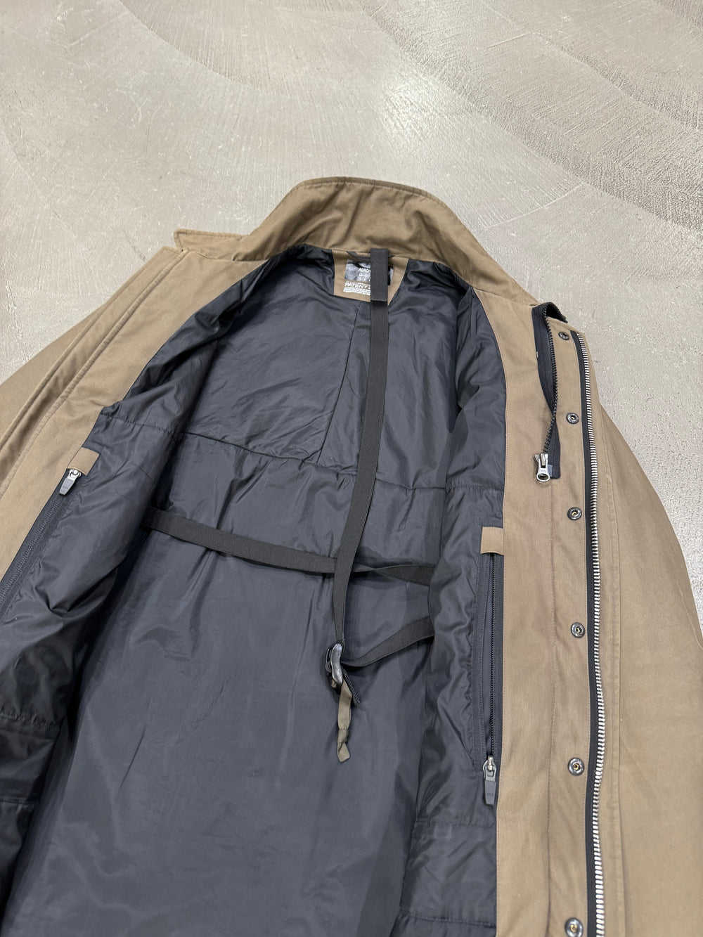 2020s Acronym technical jacket with backpack straps and back pockets