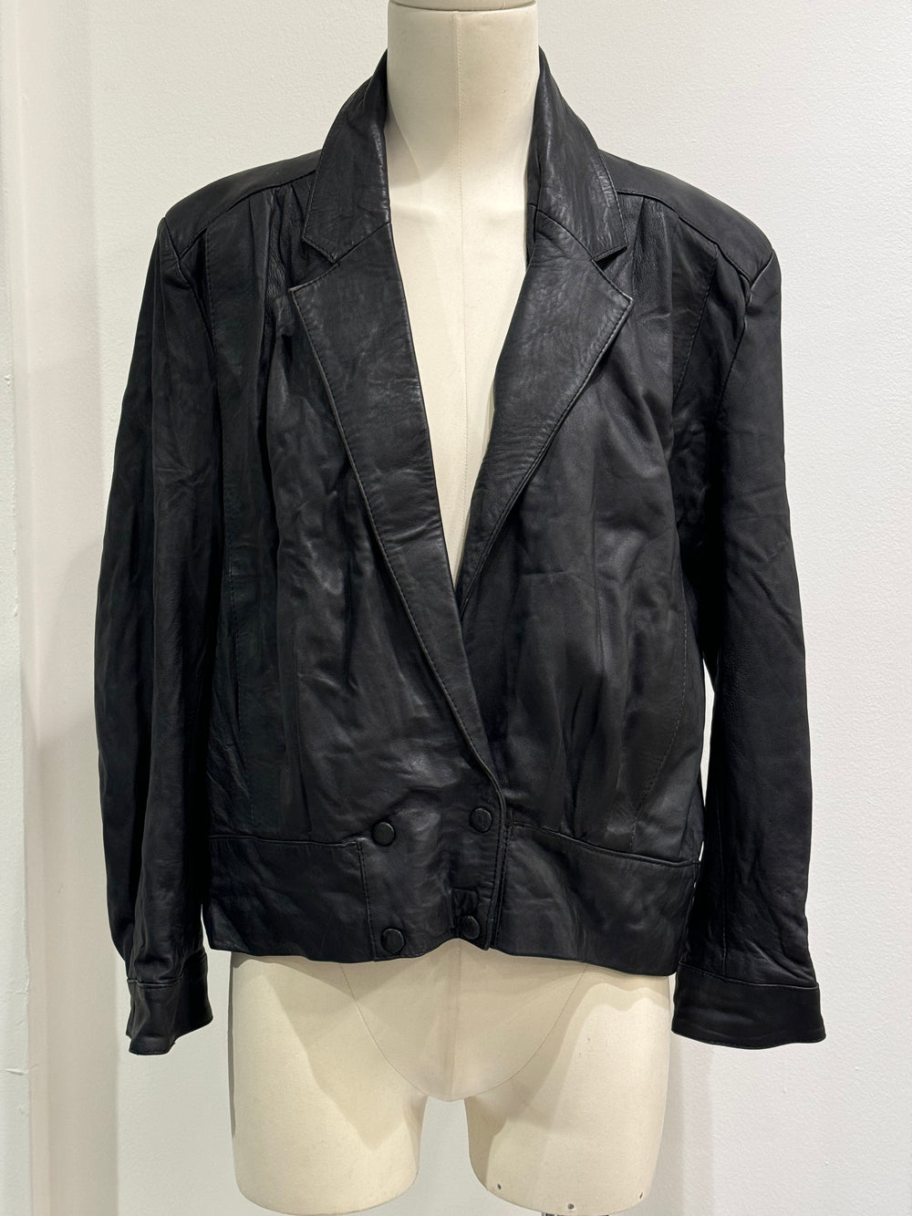 1980s Yves Saint Laurent leather jacket