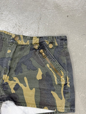 2003 Dolce & Gabbana micro camo shorts