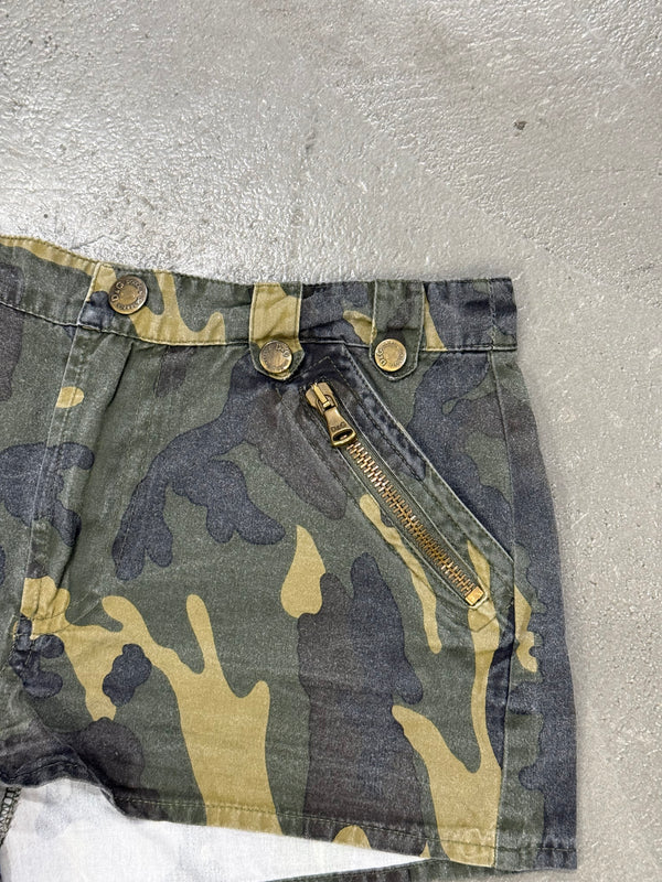2003 Dolce & Gabbana micro camo shorts