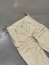 Load image into Gallery viewer, A/W1999 Prada zipper laced astro biker cargo pants
