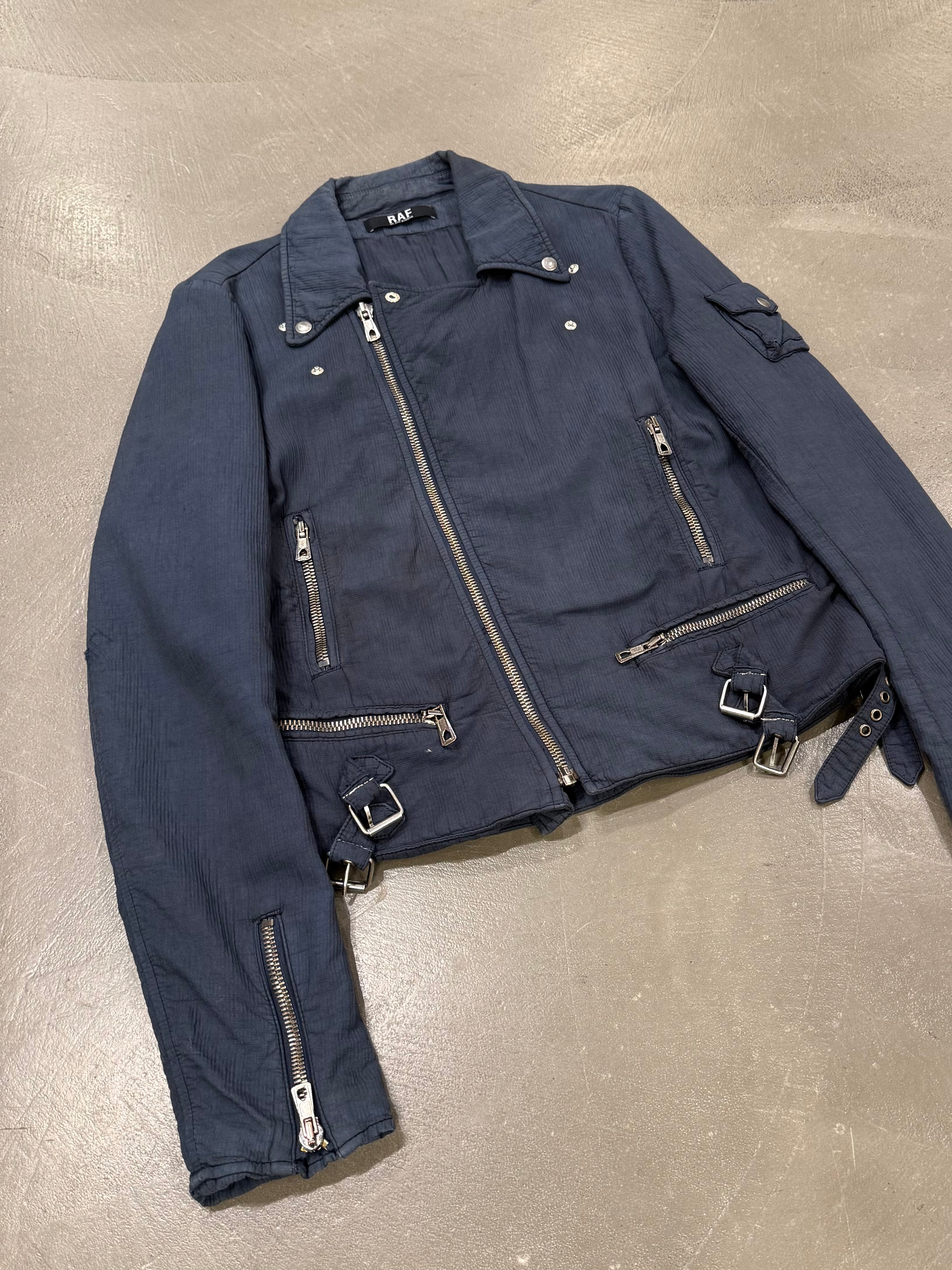 S/S2006 Raf Simons faded rider biker jacket