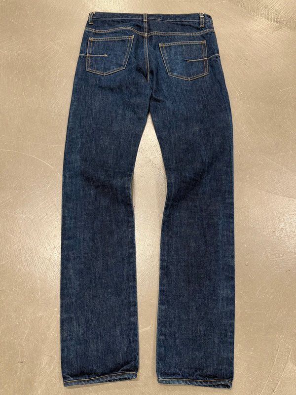 2000s Dior raw denim jeans