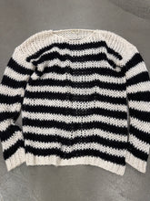 Load image into Gallery viewer, A/W2015 Saint Laurent runway stripe mohair lose sweater
