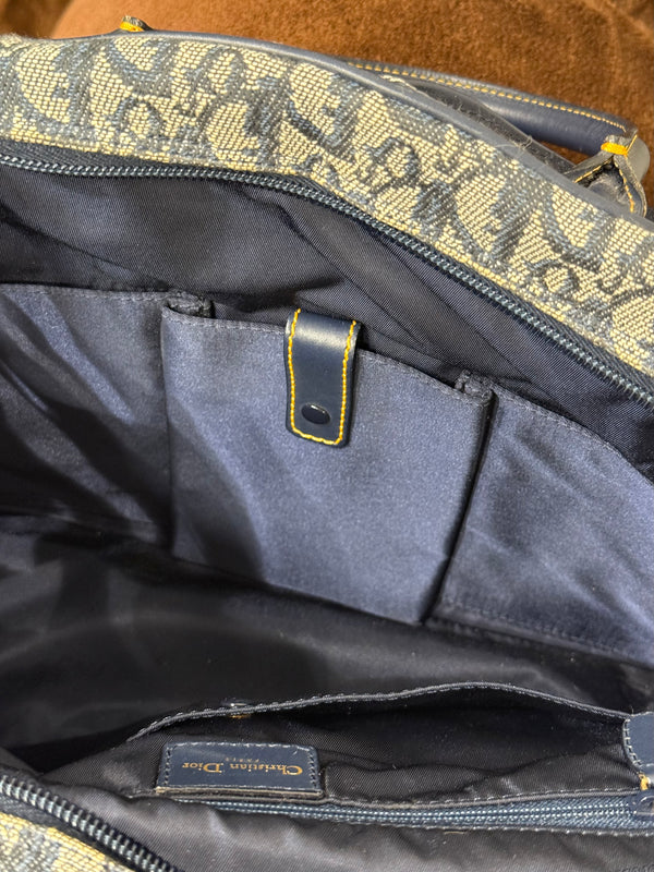 2000s Dior by Galliano bowling monogram bag