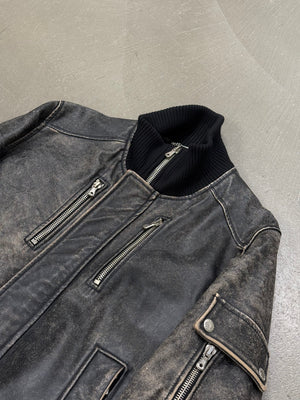A/W2003 Dolce & Gabbana horse leather jacket