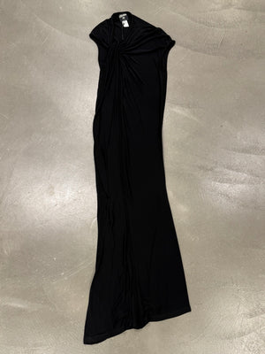 2000s Jean Paul Gaultier draped knot maxi dress