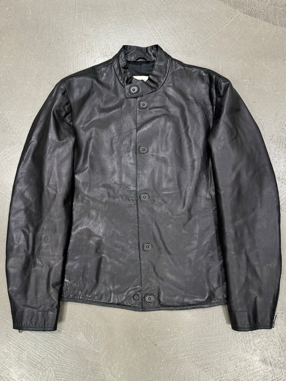 A/W2003 Emporio Armani technical leather jacket