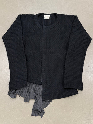 2000s Comme des Garçons deconstructed knit cardigan