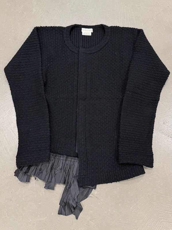 2000s Comme des Garçons deconstructed knit cardigan