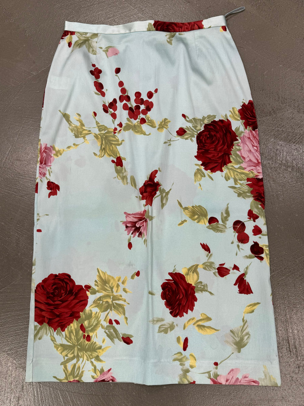 S/S 1997 Dolce Gabbana silk floral skirt