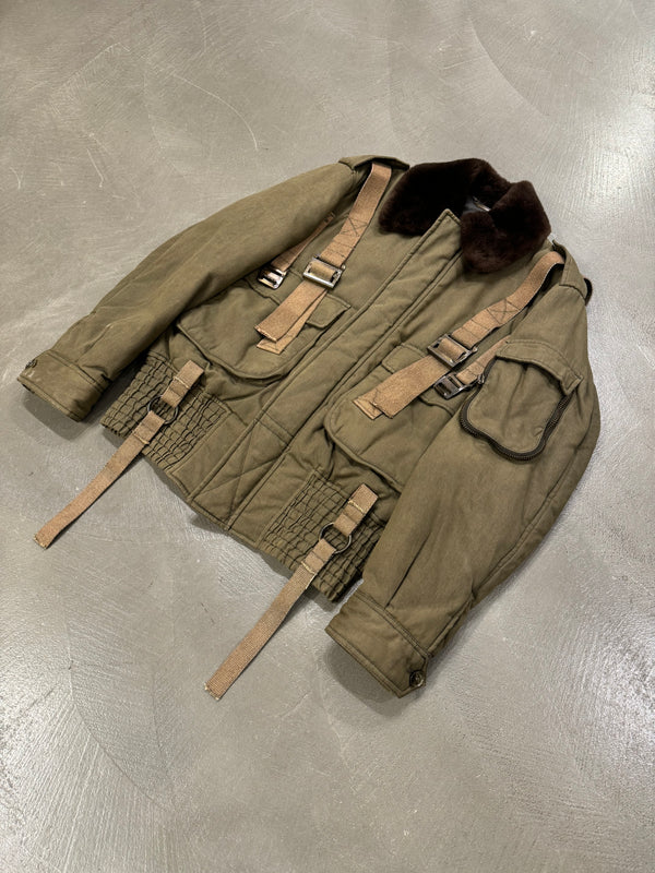 A/W 2003 Dolce & Gabbana parachute bondage bomber jacket