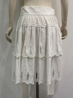 S/S2002 Vivienne Westwood red label white skirt