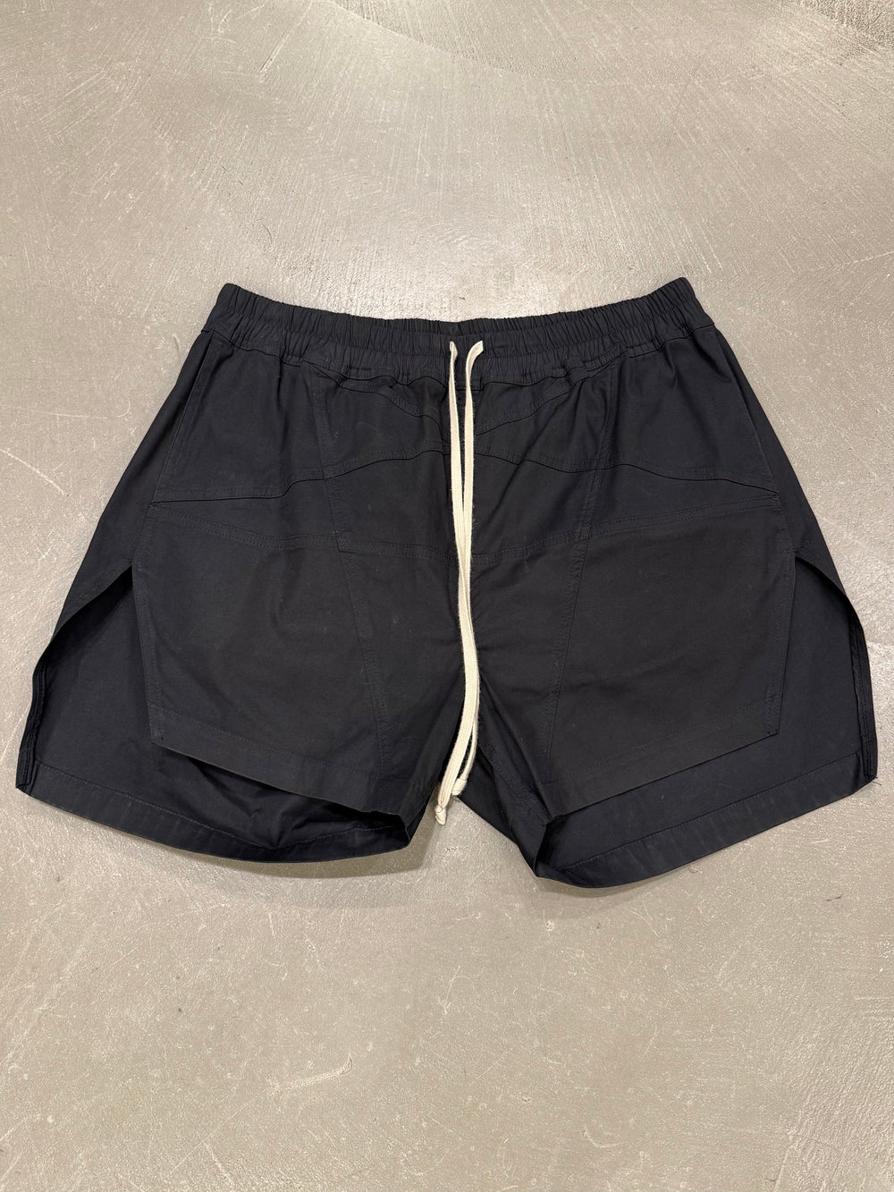 2020s Rick Owens pods drawstring shorts