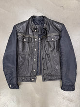 Load image into Gallery viewer, 1980s Marithe Francois Girbaud hybrid leather jacket
