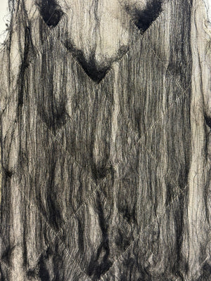 S/S2001 Ann Demeulemeester runway hair-overlay tank top