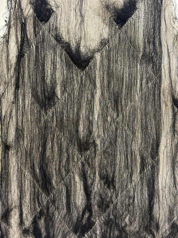 S/S2001 Ann Demeulemeester runway hair-overlay tank top