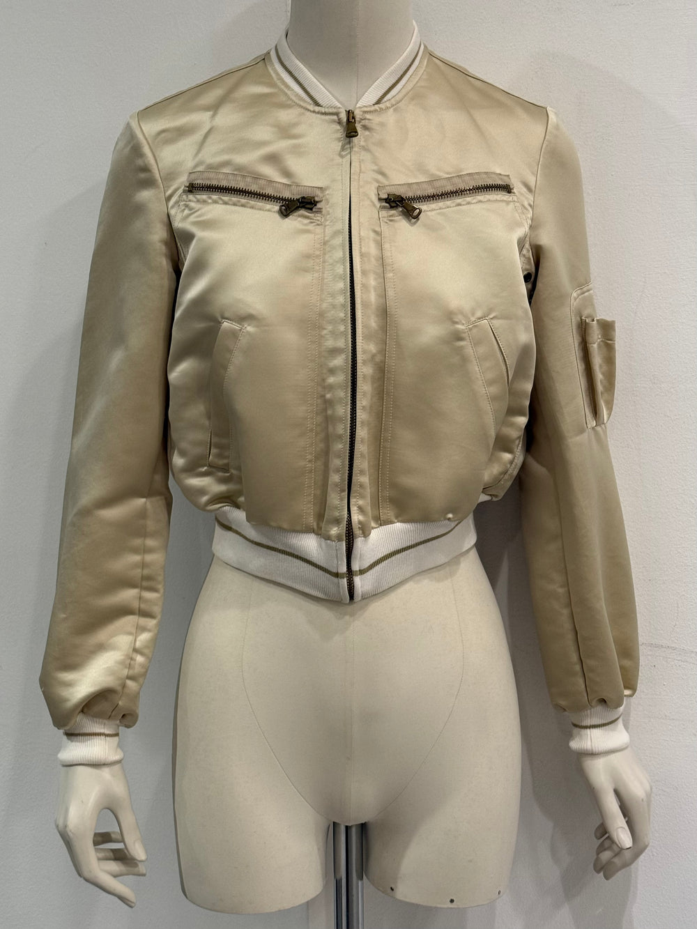2003 Dolce & Gabbana cropped bomber jacket