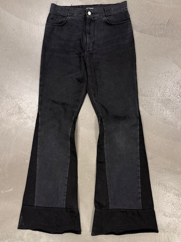 S/S 2021 Raf Simons flared patchwork jeans