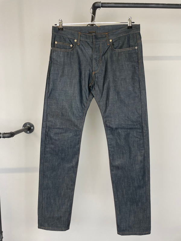 Dior 2006 Hedi Slimane coated polyurethane denim