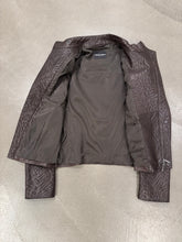 Load image into Gallery viewer, 2014 Emporio Armani camo leather jacket
