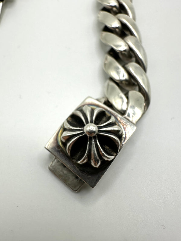 Chrome Hearts cross box cuban link bracelet
