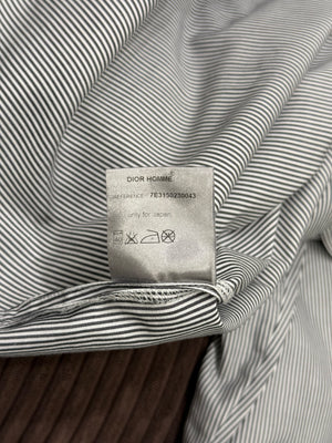S/S2007 Dior by Hedi Slimane runway striped shirt